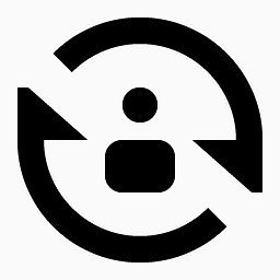 用户刷新黑色默认图标