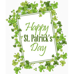 卡通春天树叶藤蔓边框