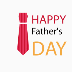 父亲节装饰标签