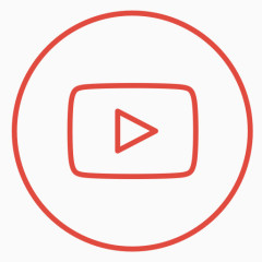 线媒体电影霓虹灯社会视频YouTube霓虹灯线社交圈的颜色