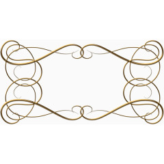 金色 花纹 花边 边框 金色边框 促销 标签