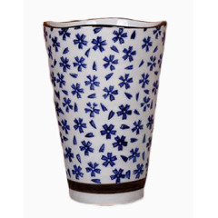 蓝色小花马克杯