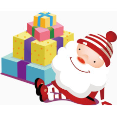 开车的圣诞老人