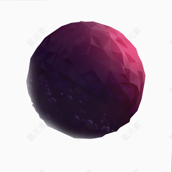 几何形状的星球