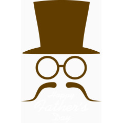 父亲节卡通父亲