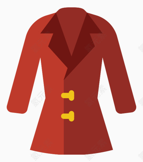 扁平卡通衣服素材