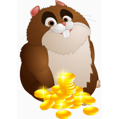 手绘拿着月饼的仙女插画 