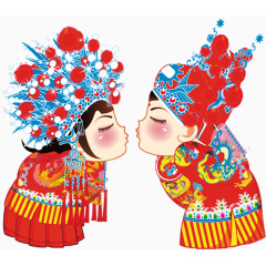 古典喜庆婚礼新人