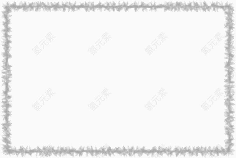 边框 简洁 黑白