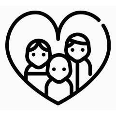 线性全家照素材