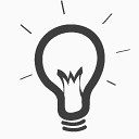 灯泡提示提示能量网页设计创意