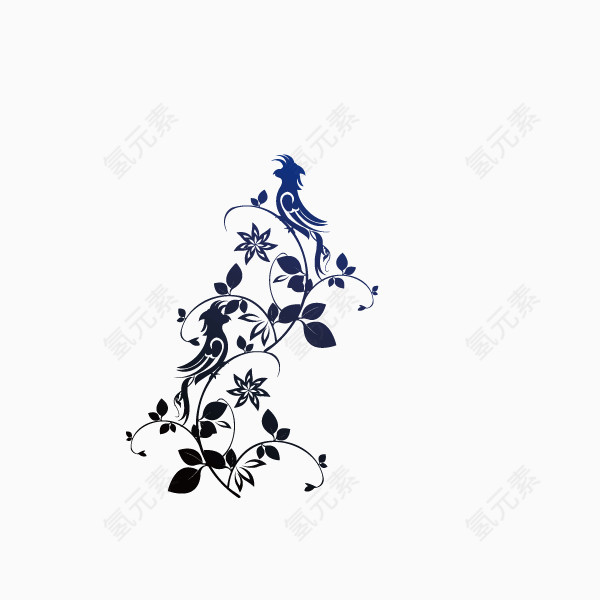 装饰图案 花纹  淡色花纹