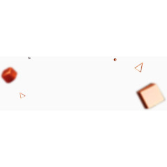 几何形状漂浮元素