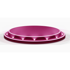 圆形双层立体展示台