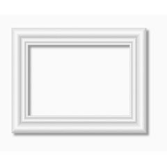 白色立体欧式相框
