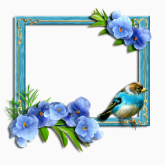 花鸟相框素材设计