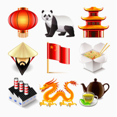 精美国风矢量元素