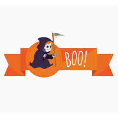 万圣节促销标签