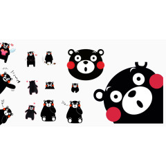 熊本熊卡通表情