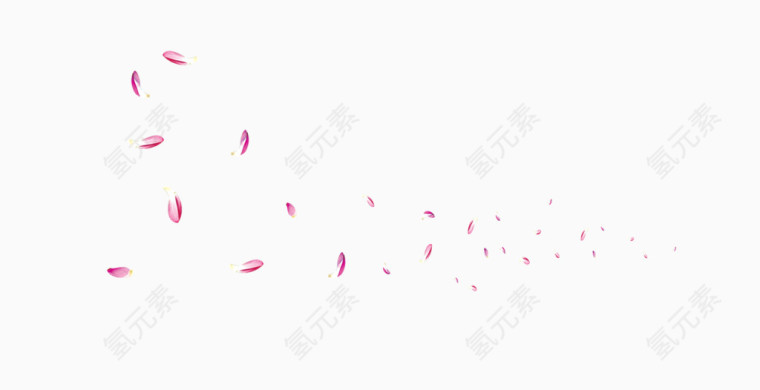 飘落桃花花瓣