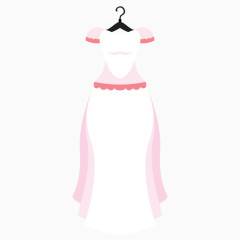 婚纱裙子卡通效果