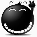 胜利阿凡达表情符号面对情感的blacy