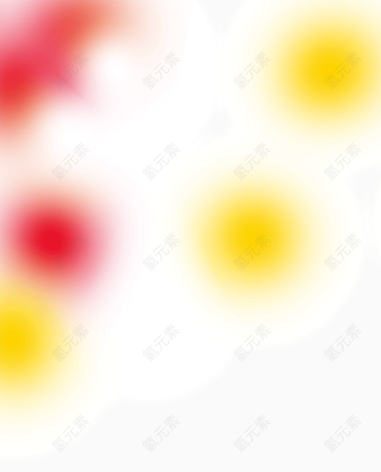 粉色黄色彩晕