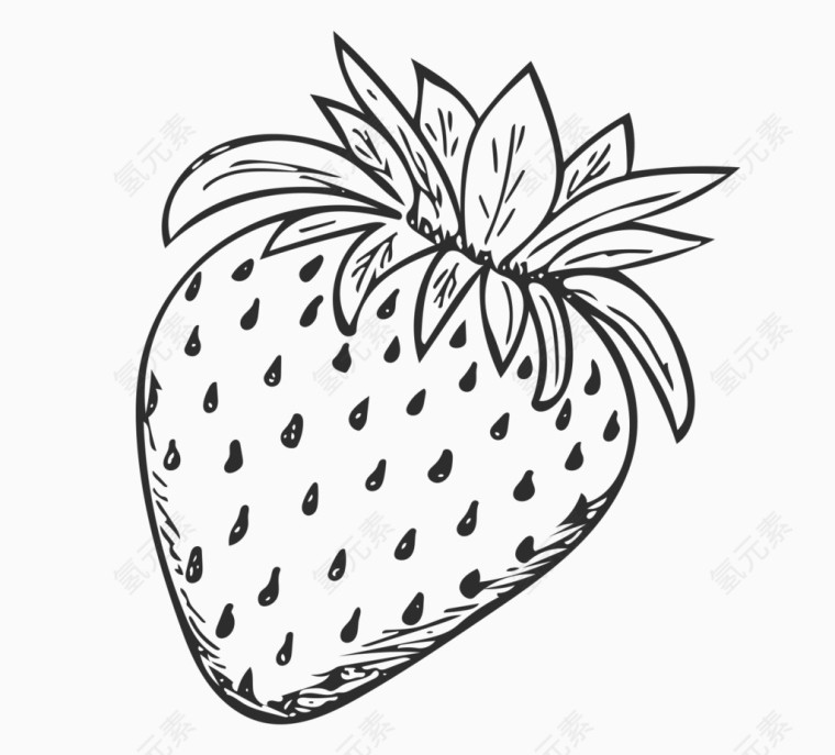 卡通草莓