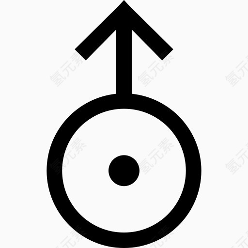 占星术创意星座标志天王星生肖天文符号