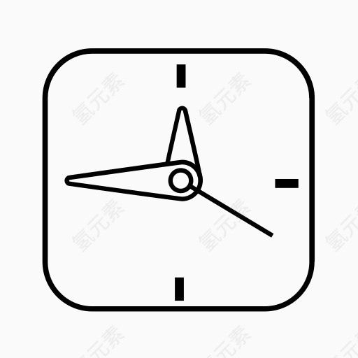 时钟小时分钟二时间技术组合