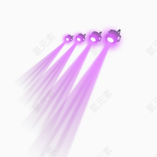 紫色灯光舞台灯光一束束灯光