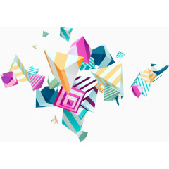 不规则立体漂浮物