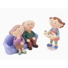 一家人的温馨日子