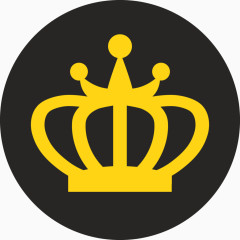 黑黄配色复古折扣标签矢量图