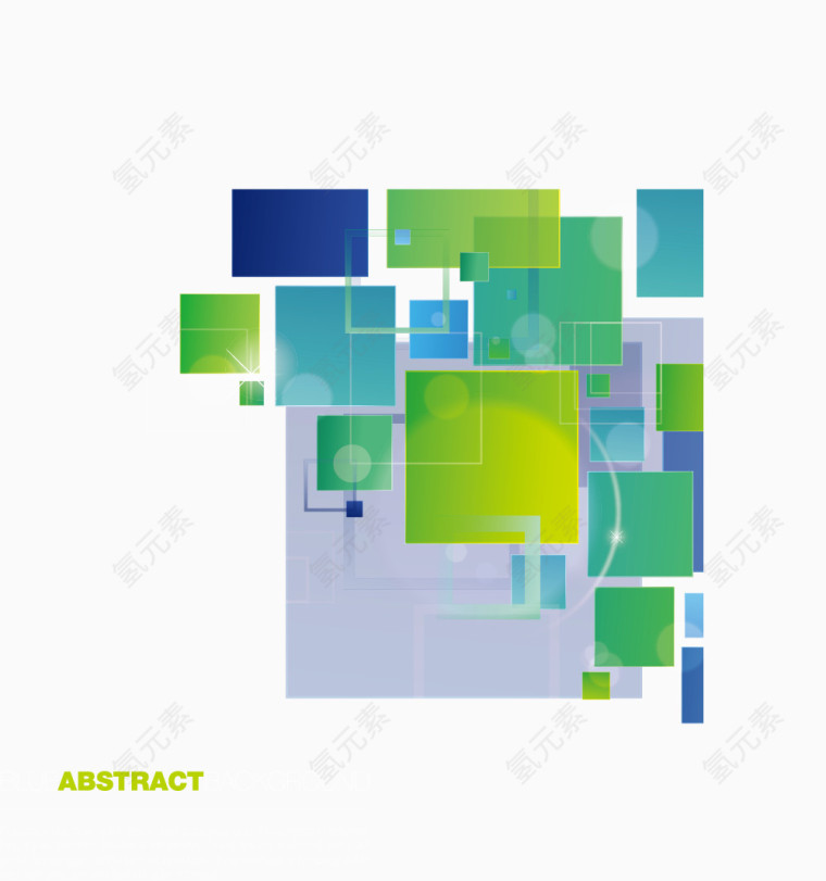 矢量蓝色的装饰