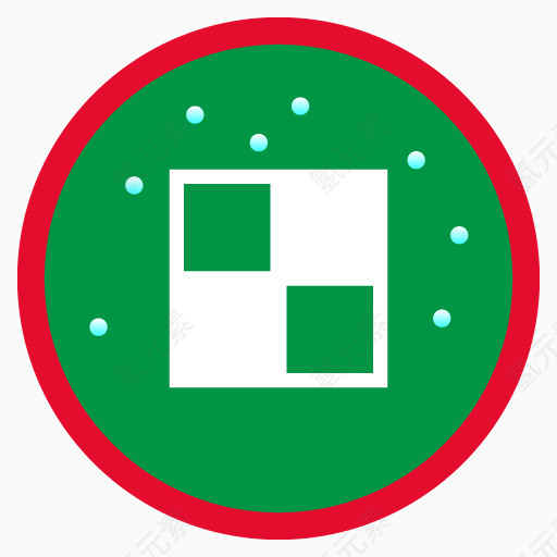 美味的christmas-social-networking-icons