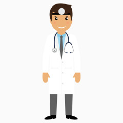 卡通男医生