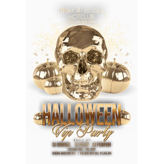 万圣节水晶骷髅