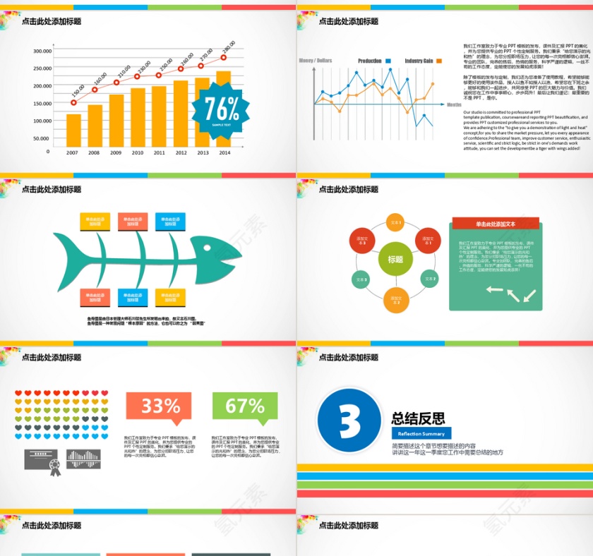 PPT模版商务会议策划总结年终动态预览图第4张