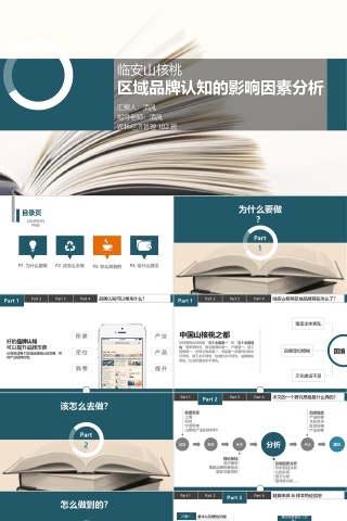 PPT模版商务会议策划总结年终动态预览图