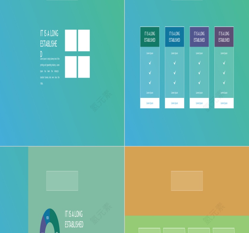 PPT模版商务会议策划总结年终动态预览图第11张