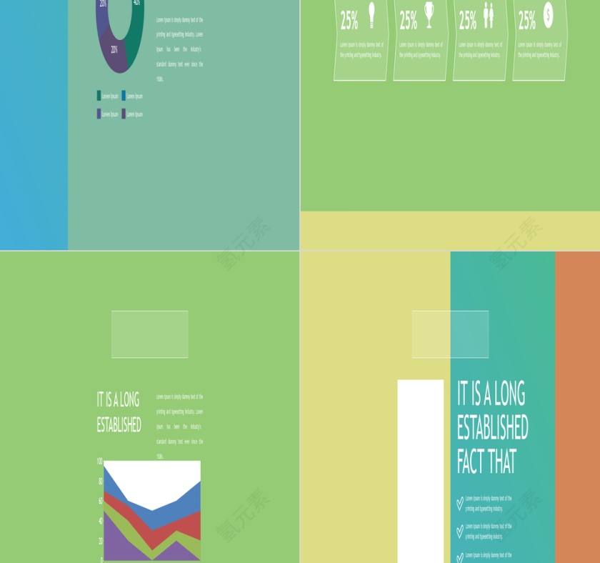 PPT模版商务会议策划总结年终动态预览图第12张