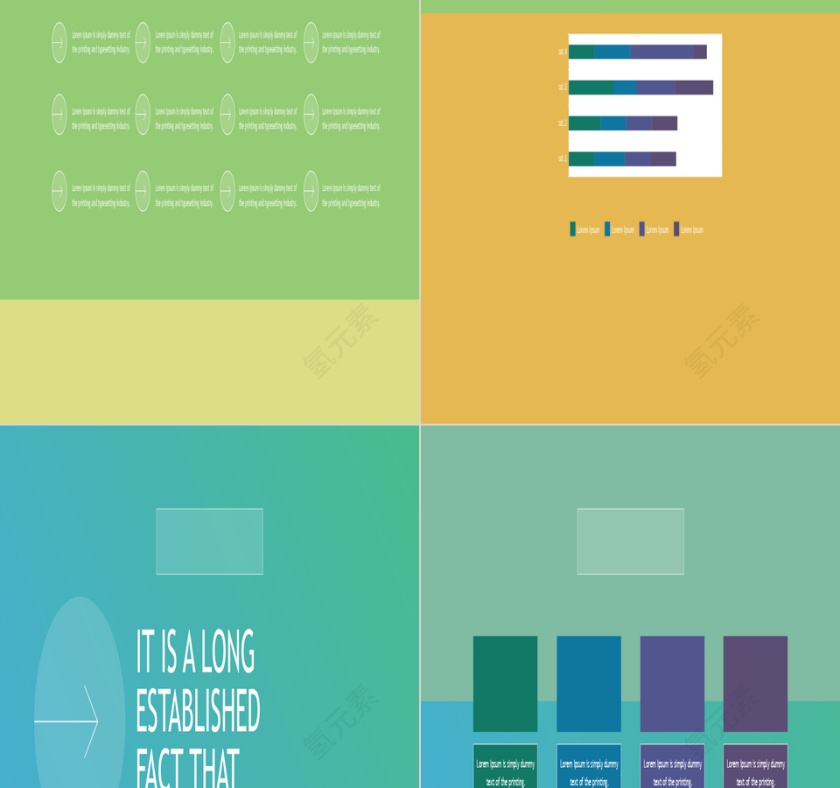 PPT模版商务会议策划总结年终动态预览图第7张