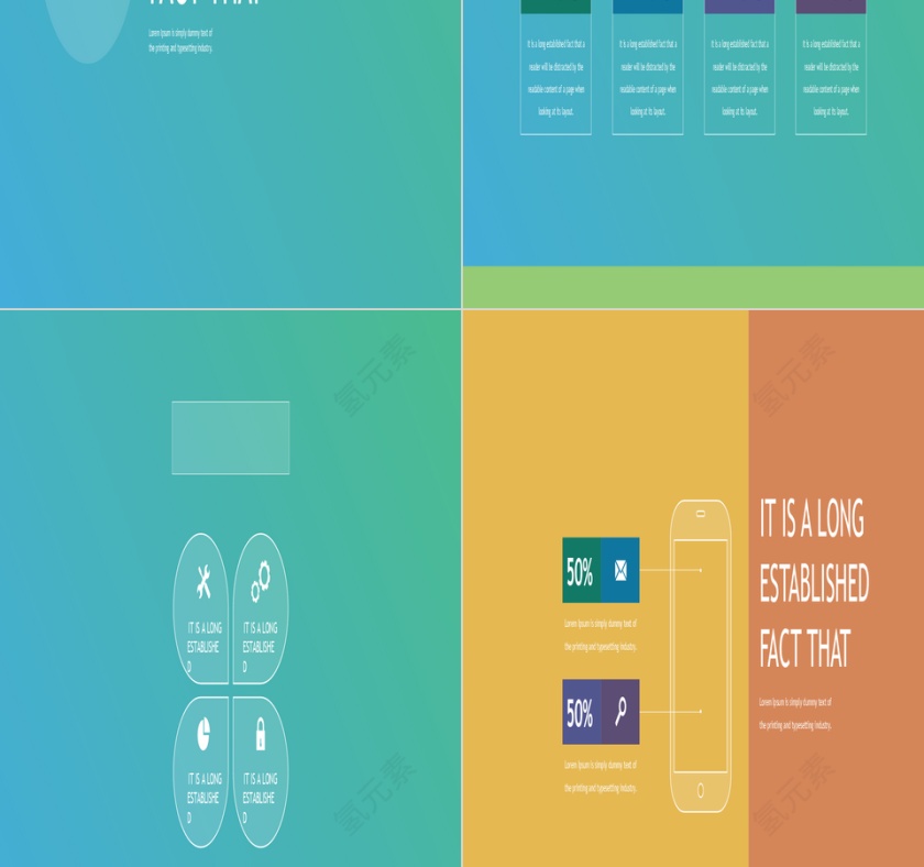 PPT模版商务会议策划总结年终动态预览图第8张