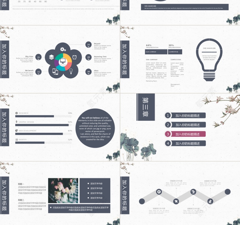 中国风ppt模板第3张