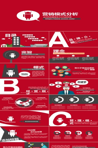 电商营销模式分析报告PPT动态预览图