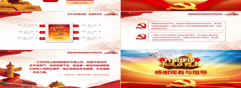 作风建设 党课 通用PPT第3张