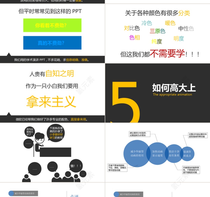 PPT模板 总结PPT 计划P第4张