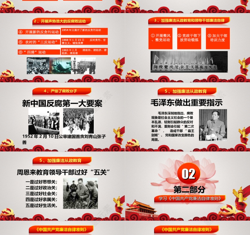 反腐倡廉 作风建设PPT第3张