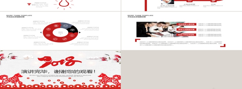 2018年终总结新年计划PPT第3张